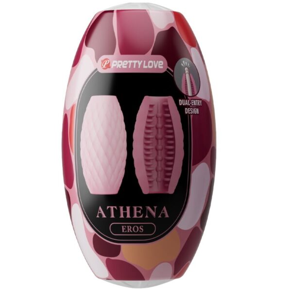 PRETTY LOVE - MASTURBATEUR POUR HOMME EN SILICONE ATHENA EROS ROSE-PRETTY LOVE-sextoys-lingerie-bdsm-hygiène-sexshop
