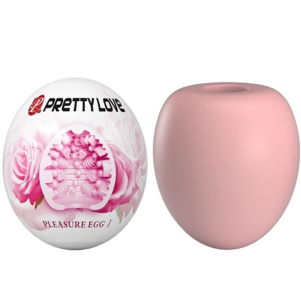 PRETTY LOVE - MASTURBATEUR POUR HOMME OEUF ROSE-PRETTY LOVE FLIRTATION-sextoys-lingerie-bdsm-hygiène-sexshop
