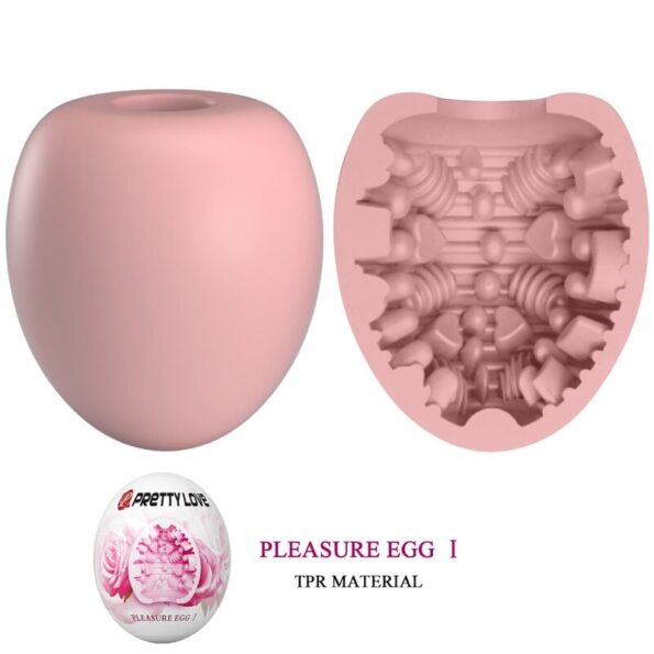 PRETTY LOVE - MASTURBATEUR POUR HOMME OEUF ROSE-PRETTY LOVE FLIRTATION-sextoys-lingerie-bdsm-hygiène-sexshop