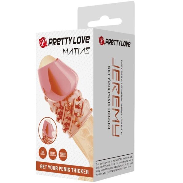 PRETTY LOVE - MATIAS PENIS PLUS EPAIS ROSE-PRETTY LOVE MALE-sextoys-lingerie-bdsm-hygiène-sexshop