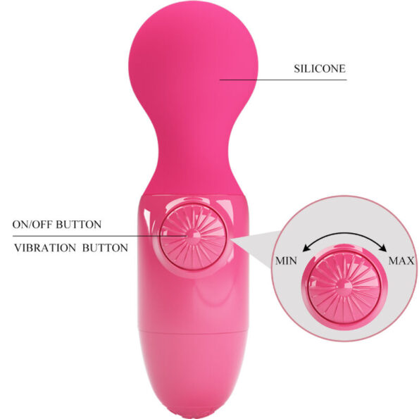 PRETTY LOVE - MINI MASSEUR PERSONNEL MAGENTA-PRETTY LOVE-sextoys-lingerie-bdsm-hygiène-sexshop