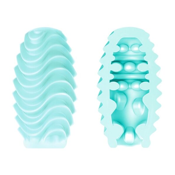 PRETTY LOVE - OEUF MASTURBATEUR DOUBLE FACE TURQUOISE-PRETTY LOVE MALE-sextoys-lingerie-bdsm-hygiène-sexshop