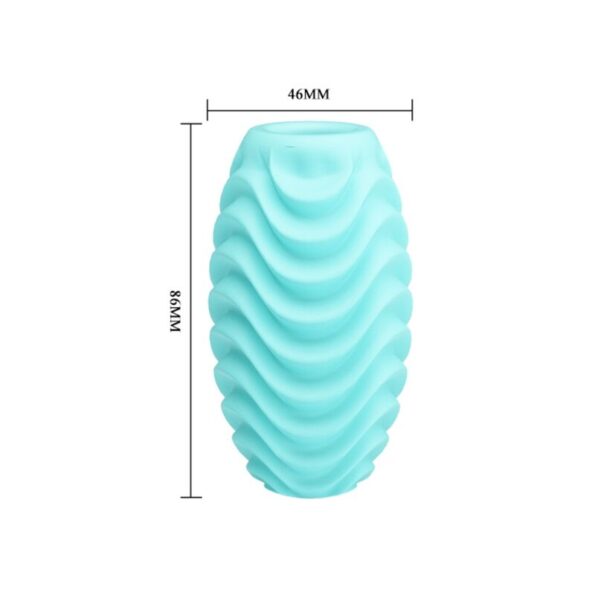 PRETTY LOVE - OEUF MASTURBATEUR DOUBLE FACE TURQUOISE-PRETTY LOVE MALE-sextoys-lingerie-bdsm-hygiène-sexshop