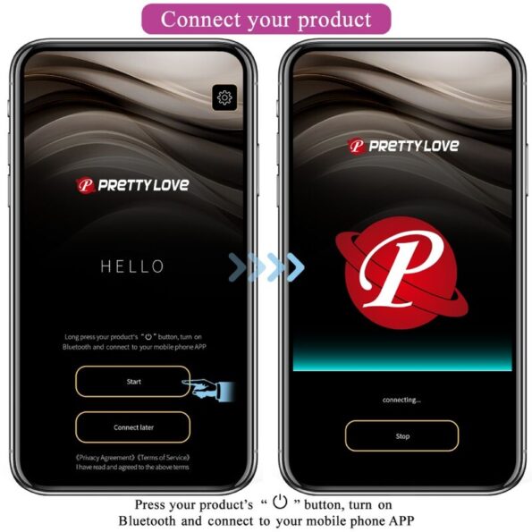 PRETTY LOVE - OEUF VIBRANT NYMPHE APP CONTRÔLÉ VIOLET-PRETTY LOVE BOTTOM-sextoys-lingerie-bdsm-hygiène-sexshop