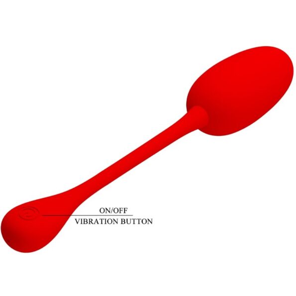 PRETTY LOVE - OEUF VIBRANT RECHARGEABLE KNUCKER ROUGE-PRETTY LOVE FLIRTATION-sextoys-lingerie-bdsm-hygiène-sexshop