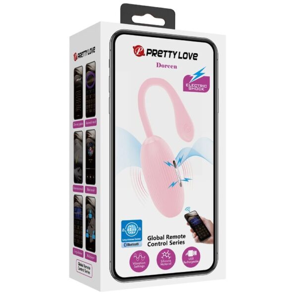 PRETTY LOVE - OEUF VIBRANT RECHARGEABLE ROSE DOREEN-PRETTY LOVE SMART-sextoys-lingerie-bdsm-hygiène-sexshop