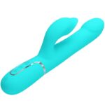 PRETTY LOVE – PERLES VIBRATEUR LAPIN VERT AQUA