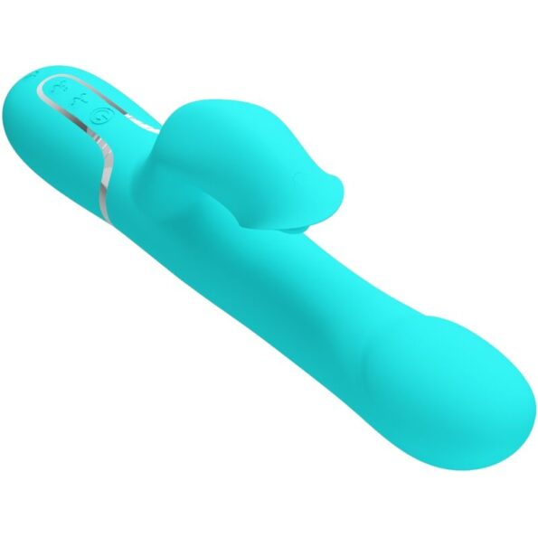 PRETTY LOVE - PERLES VIBRATEUR LAPIN VERT AQUA-PRETTY LOVE FLIRTATION-sextoys-lingerie-bdsm-hygiène-sexshop