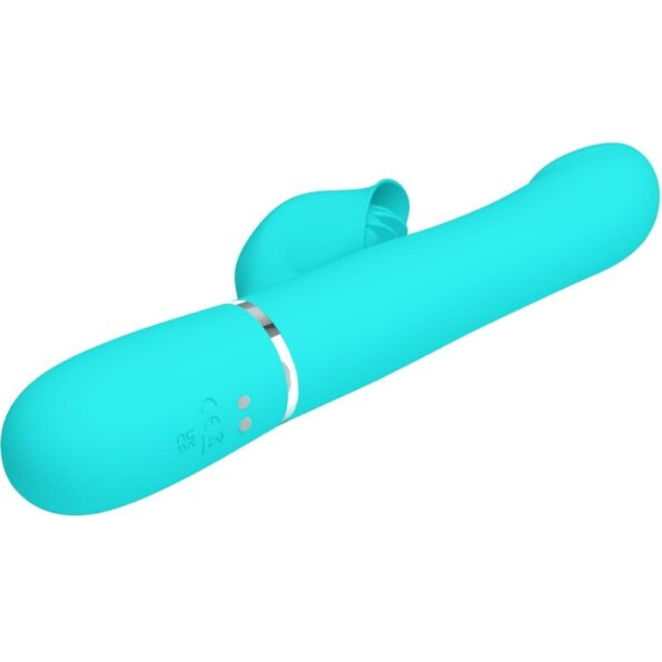 PRETTY LOVE - PERLES VIBRATEUR LAPIN VERT AQUA-PRETTY LOVE FLIRTATION-sextoys-lingerie-bdsm-hygiène-sexshop