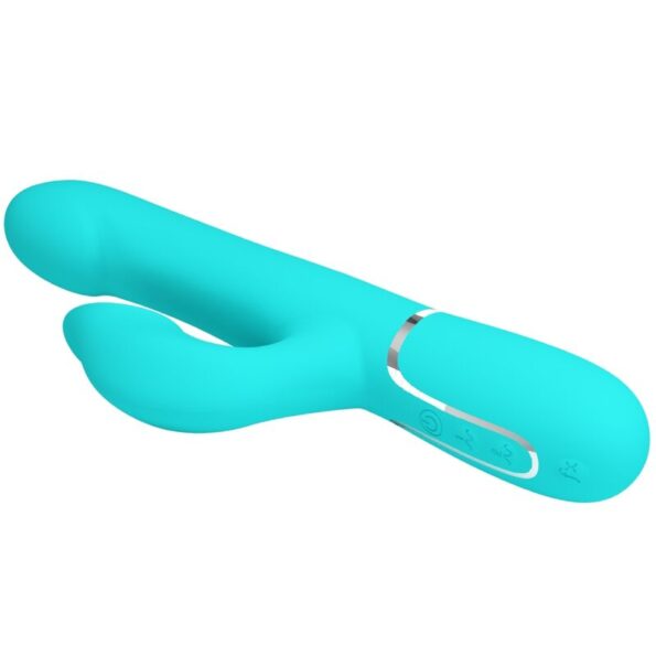 PRETTY LOVE - PERLES VIBRATEUR LAPIN VERT AQUA-PRETTY LOVE FLIRTATION-sextoys-lingerie-bdsm-hygiène-sexshop