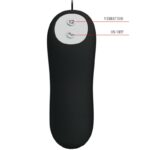 PRETTY LOVE – PLUG ANAL EN SILICONE 12 MODES DE VIBRATION NOIR