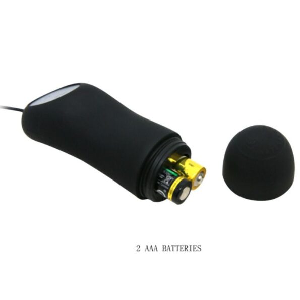 PRETTY LOVE - PLUG ANAL EN SILICONE 12 MODES DE VIBRATION NOIR-PRETTY LOVE-sextoys-lingerie-bdsm-hygiène-sexshop