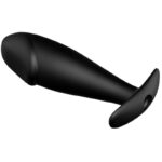 PRETTY LOVE – PLUG ANAL EN SILICONE FORME PÉNIS ET 12 MODES DE VIBRATION NOIR