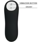 PRETTY LOVE – PLUG ANAL EN SILICONE FORME PÉNIS ET 12 MODES DE VIBRATION NOIR