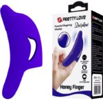 PRETTY LOVE - PUISSANT STIMULATEUR DE DOIGTS BLEU FONCÉ DELPHINI-PRETTY LOVE-sextoys-lingerie-bdsm-hygiène-sexshop