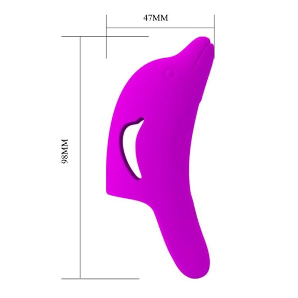 PRETTY LOVE - PUISSANT STIMULATEUR DE DOIGTS VIOLET DELPHINI-PRETTY LOVE-sextoys-lingerie-bdsm-hygiène-sexshop