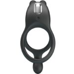 PRETTY LOVE - SETH DOUBLE ANNEAU VIBRANT LAPIN 7 VIBRATIONS NOIR-PRETTY LOVE-sextoys-lingerie-bdsm-hygiène-sexshop