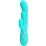 PRETTY LOVE - SHANIA TRIPLE RABBIT VIBRATEUR MULTIFONCTION 3 EN 1 BLEU-PRETTY LOVE-sextoys-lingerie-bdsm-hygiène-sexshop