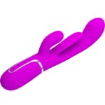 PRETTY LOVE – SHANIA TRIPLE RABBIT VIBRATEUR MULTIFONCTION ROSE