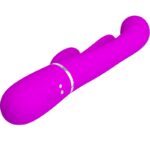 PRETTY LOVE – SHANIA TRIPLE RABBIT VIBRATEUR MULTIFONCTION ROSE