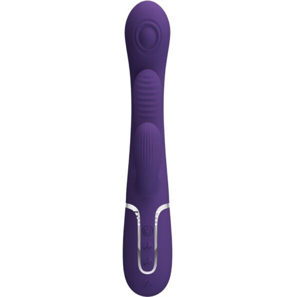 PRETTY LOVE - SHANIA TRIPLE RABBIT VIBRATEUR MULTIFONCTION VIOLET-PRETTY LOVE-sextoys-lingerie-bdsm-hygiène-sexshop