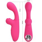 PRETTY LOVE - SKYLAR VIBRATEUR STIMULATEUR ROSE-PRETTY LOVE FLIRTATION-sextoys-lingerie-bdsm-hygiène-sexshop