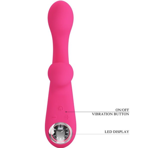PRETTY LOVE - SKYLAR VIBRATEUR STIMULATEUR ROSE-PRETTY LOVE FLIRTATION-sextoys-lingerie-bdsm-hygiène-sexshop