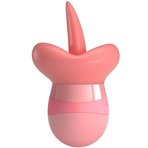 PRETTY LOVE - STIMULATEUR DE CLITORIS KYLEE TONGUE 10 VIBRATIONS ROSE NUDE-PRETTY LOVE-sextoys-lingerie-bdsm-hygiène-sexshop