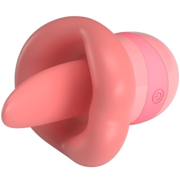 PRETTY LOVE - STIMULATEUR DE CLITORIS KYLEE TONGUE 10 VIBRATIONS ROSE NUDE-PRETTY LOVE-sextoys-lingerie-bdsm-hygiène-sexshop