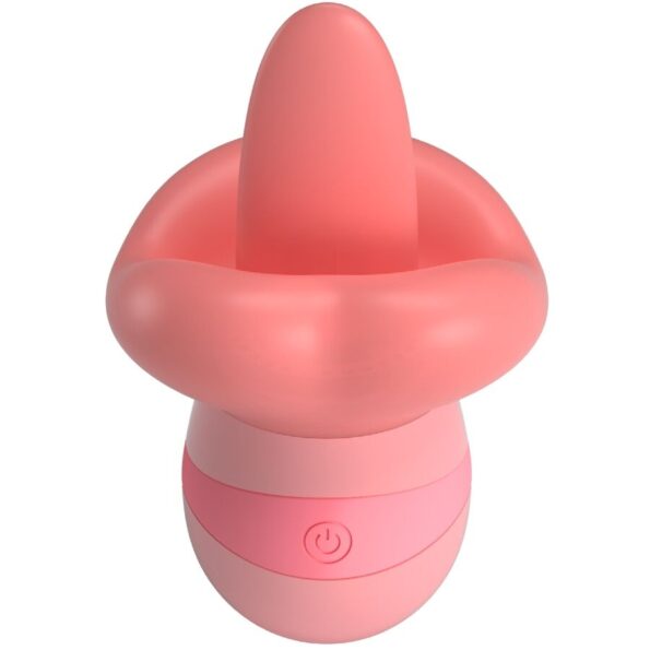 PRETTY LOVE - STIMULATEUR DE CLITORIS KYLEE TONGUE 10 VIBRATIONS ROSE NUDE-PRETTY LOVE-sextoys-lingerie-bdsm-hygiène-sexshop