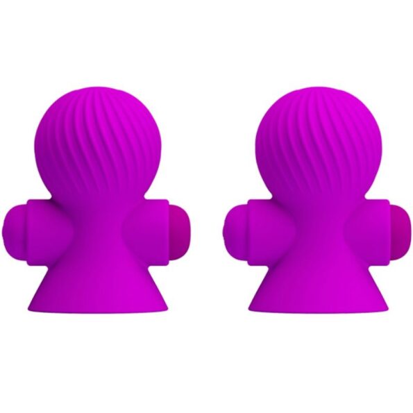 PRETTY LOVE - STIMULATEURS DE NIPPLE 12 MODES VIBRATION LILAS-PRETTY LOVE SMART-sextoys-lingerie-bdsm-hygiène-sexshop