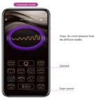 PRETTY LOVE – TÉLÉCOMMANDE JAYLEEN VIBRATOR APP VIOLET
