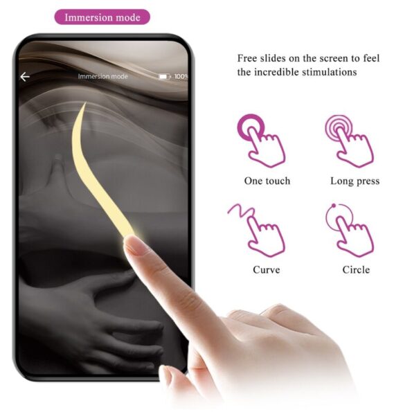 PRETTY LOVE - TÉLÉCOMMANDE JAYLEEN VIBRATOR APP VIOLET-PRETTY LOVE LED-sextoys-lingerie-bdsm-hygiène-sexshop