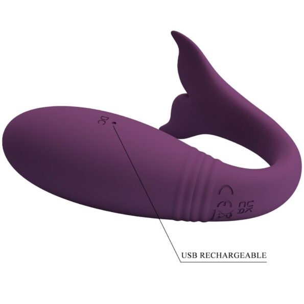 PRETTY LOVE - TÉLÉCOMMANDE JAYLEEN VIBRATOR APP VIOLET-PRETTY LOVE LED-sextoys-lingerie-bdsm-hygiène-sexshop