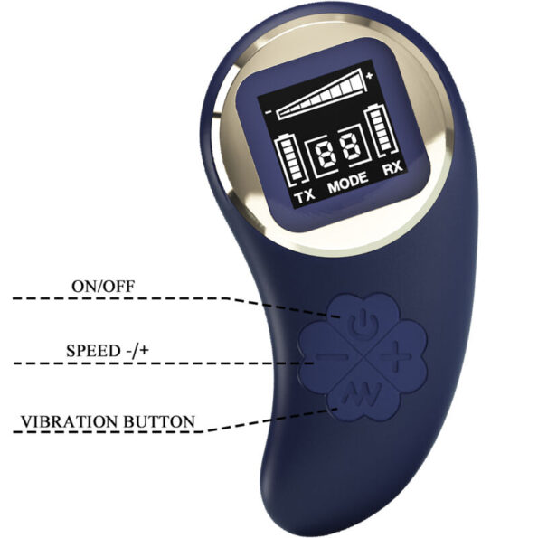 PRETTY LOVE - TÉLÉCOMMANDE OEUF VIBRANT MINA BLEU-PRETTY LOVE LED-sextoys-lingerie-bdsm-hygiène-sexshop