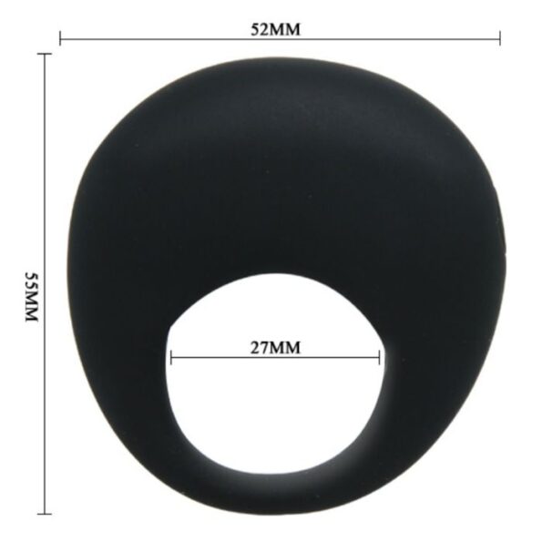 PRETTY LOVE - TRAP ANNEAU VIBRATEUR NOIR-PRETTY LOVE MALE-sextoys-lingerie-bdsm-hygiène-sexshop