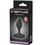 PRETTY LOVE – VIBRA BUTT 10 VIBRATIONS PLUG ANAL NOIR