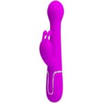PRETTY LOVE - VIBRATEUR DEJON RABBIT 3 EN 1 MULTIFONCTION VIOLET-PRETTY LOVE FLIRTATION-sextoys-lingerie-bdsm-hygiène-sexshop