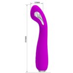 PRETTY LOVE – VIBRATEUR ÉLECTROCHOC RECHARGEABLE HECTOR-IMPERMÉABLE VIOLET