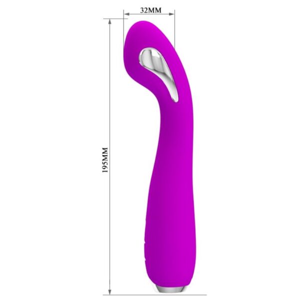 PRETTY LOVE - VIBRATEUR ÉLECTROCHOC RECHARGEABLE HECTOR-IMPERMÉABLE VIOLET-PRETTY LOVE FLIRTATION-sextoys-lingerie-bdsm-hygiène-sexshop