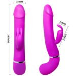 PRETTY LOVE – VIBRATEUR HENRY AVEC 12 MODES DE VIBRATION ET FONCTION SQUIRT