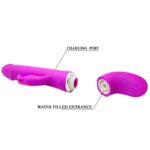 PRETTY LOVE – VIBRATEUR HENRY AVEC 12 MODES DE VIBRATION ET FONCTION SQUIRT