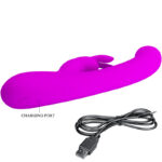 PRETTY LOVE – VIBRATEUR LAMAR LAPIN ET SPOT G VIOLET