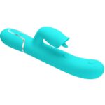 PRETTY LOVE - VIBRATEUR LAPIN À LÉCHER VERT AQUA-PRETTY LOVE FLIRTATION-sextoys-lingerie-bdsm-hygiène-sexshop