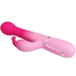 PRETTY LOVE – VIBRATEUR LAPIN MULTIFONCTION 3 EN 1 DEJON ROSE