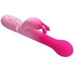 PRETTY LOVE – VIBRATEUR LAPIN MULTIFONCTION 3 EN 1 DEJON ROSE