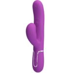 PRETTY LOVE - VIBRATEUR LAPIN MULTIFONCTION 3 EN 1 PERLITA VIOLET-PRETTY LOVE-sextoys-lingerie-bdsm-hygiène-sexshop