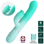 PRETTY LOVE - VIBRATEUR LAPIN MULTIFONCTION GIGI VERT AQUA-PRETTY LOVE FLIRTATION-sextoys-lingerie-bdsm-hygiène-sexshop