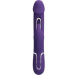 PRETTY LOVE – VIBRATEUR MULTIFONCTION 3 EN 1 KAMPAS RABBIT AVEC LANGUE VIOLET