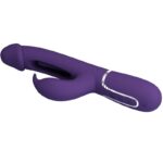 PRETTY LOVE – VIBRATEUR MULTIFONCTION 3 EN 1 KAMPAS RABBIT AVEC LANGUE VIOLET